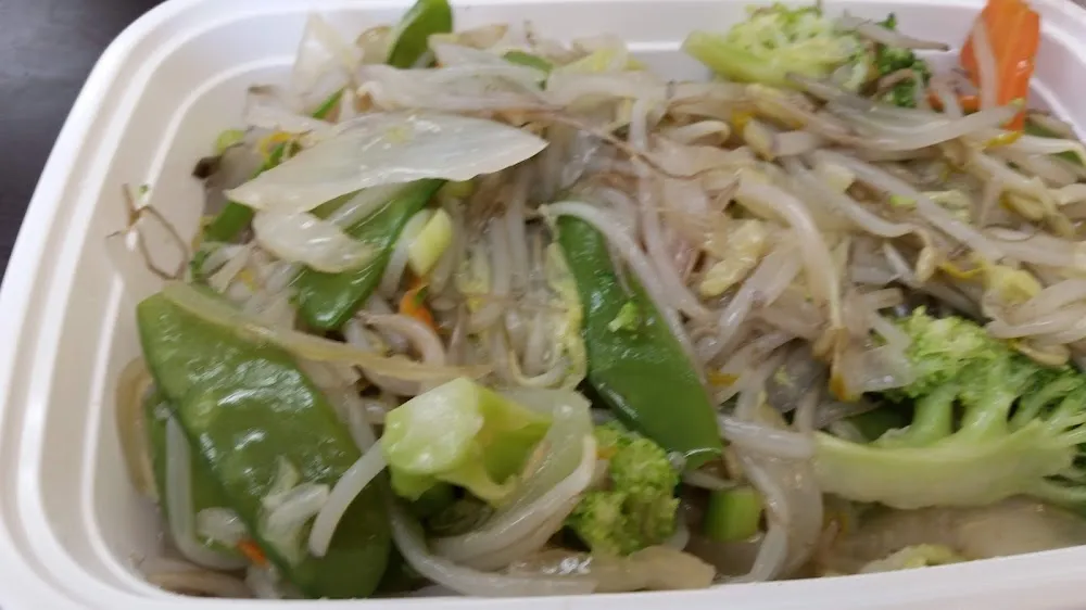 Roast Pork Chicken or Shrimp Yat Gat Mein
